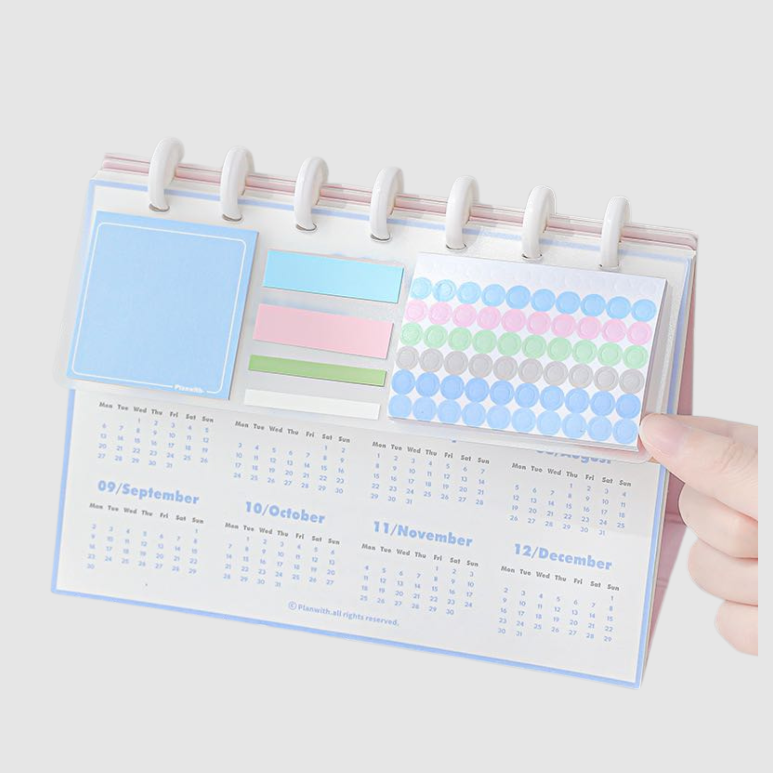 Planwith 2025 Desk Calendar