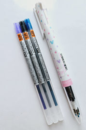 Uni Style Fit x Disney Series 3-Color Pen 0.28mm — White