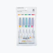 Kokuyo Mark Plus Highlighter 5-Pack — New Colours