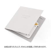 Notes autocollantes Midori à motif floral (découpées et feuille d'or)