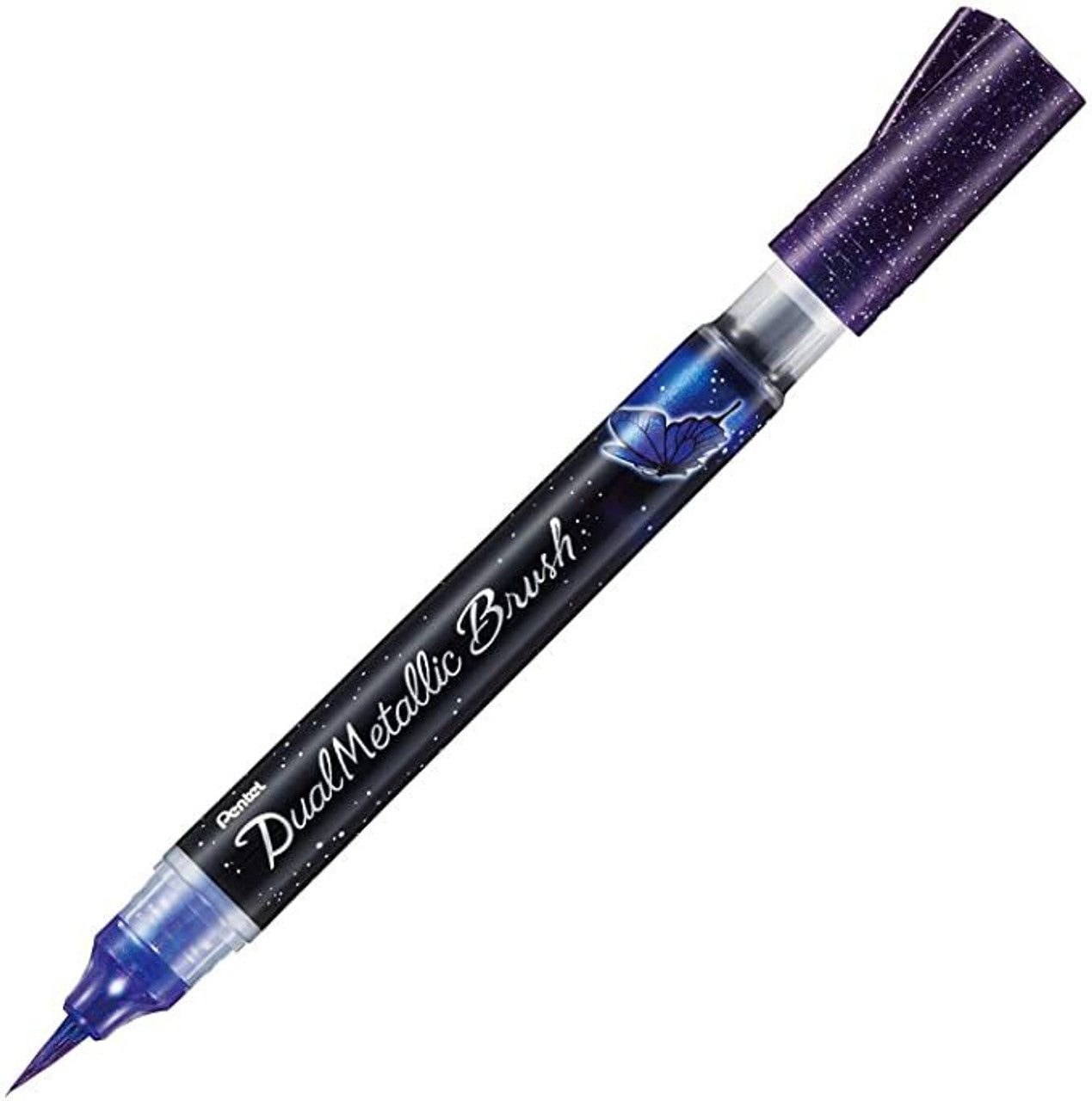 PentelDualMetallicBrushPen_Violetbuycanadaquebec.jpg