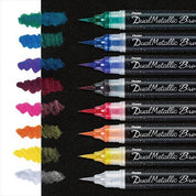 Pentel Dual Metallic Brush Pen — Blue