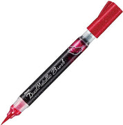 Pentel Dual Metallic Brush Pen — Red