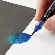 Pentel Dual Metallic Brush Pen — Blue