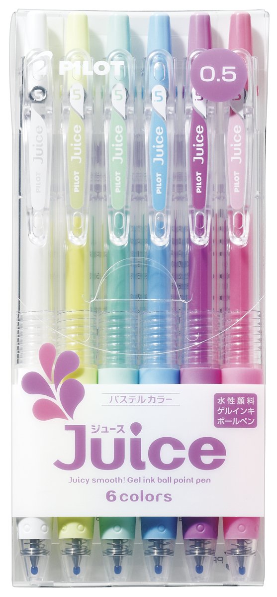 Pilot Juice Pastel Gel Pens 6 Piece Set