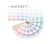 Notes autocollantes de la palette de couleurs Iromekuri
