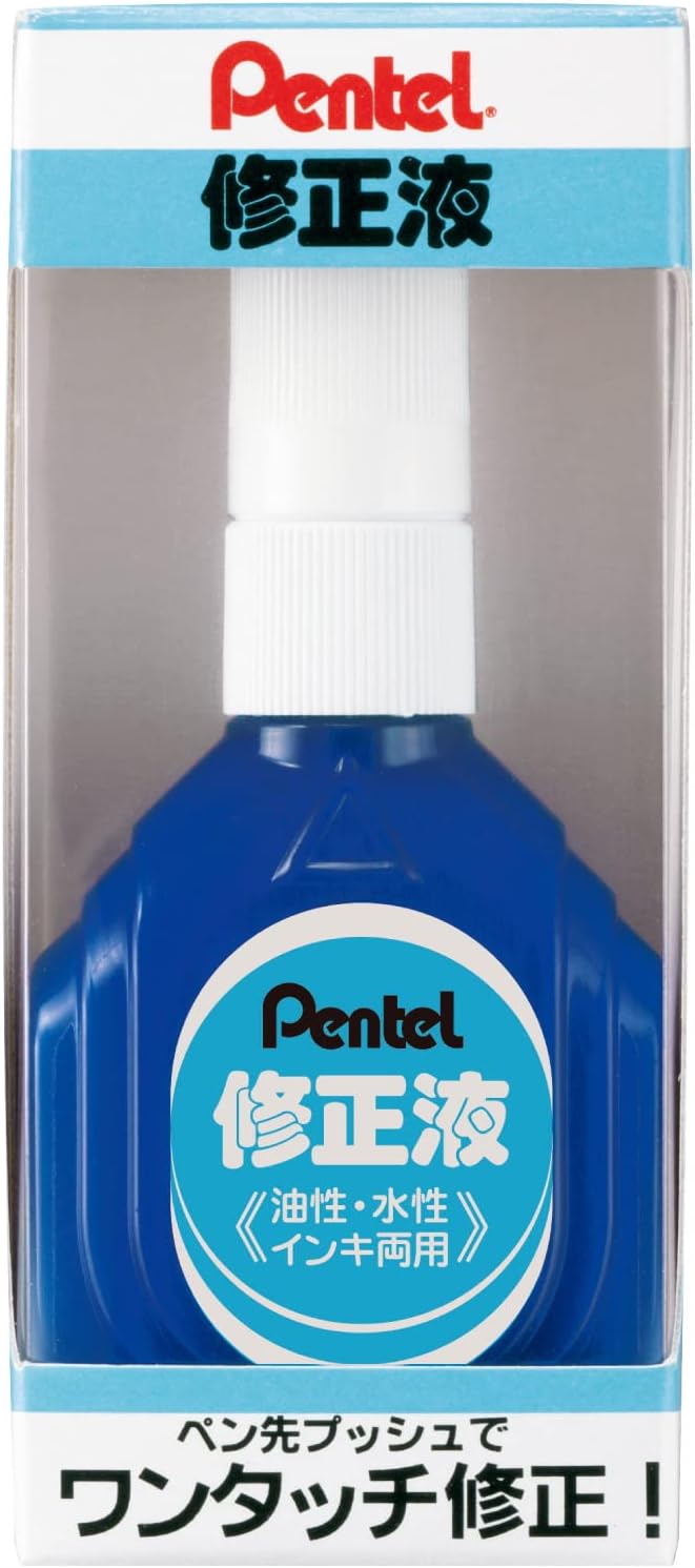 Liquide correcteur Pentel - 1,0 mm pour encre à base d'huile et d'eau ZL1-WK