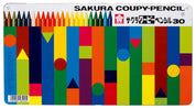 Sakura Coupy Pencil Crayon Tin Case (30 piece set)